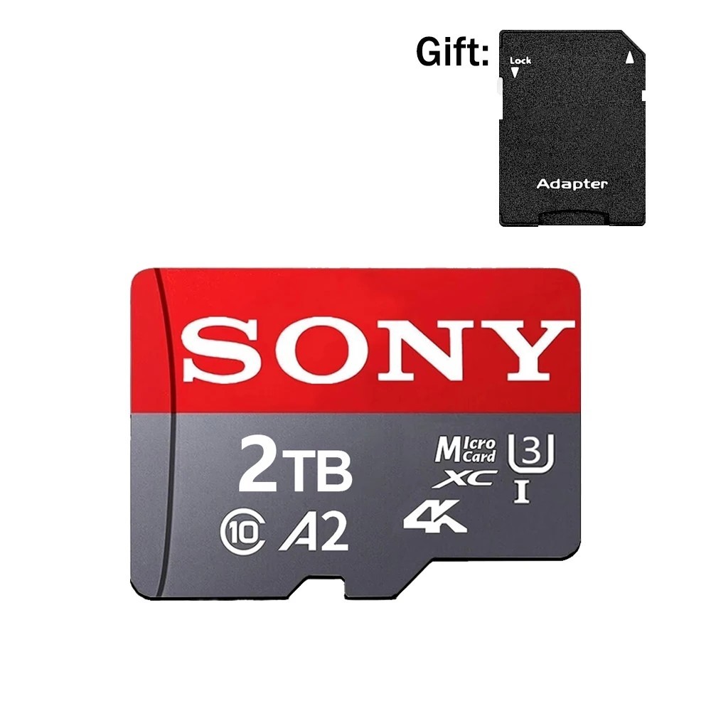 Sony Micro SD Card 128GB 256GB 512GB 1TB Class 10 High Speed Memory card