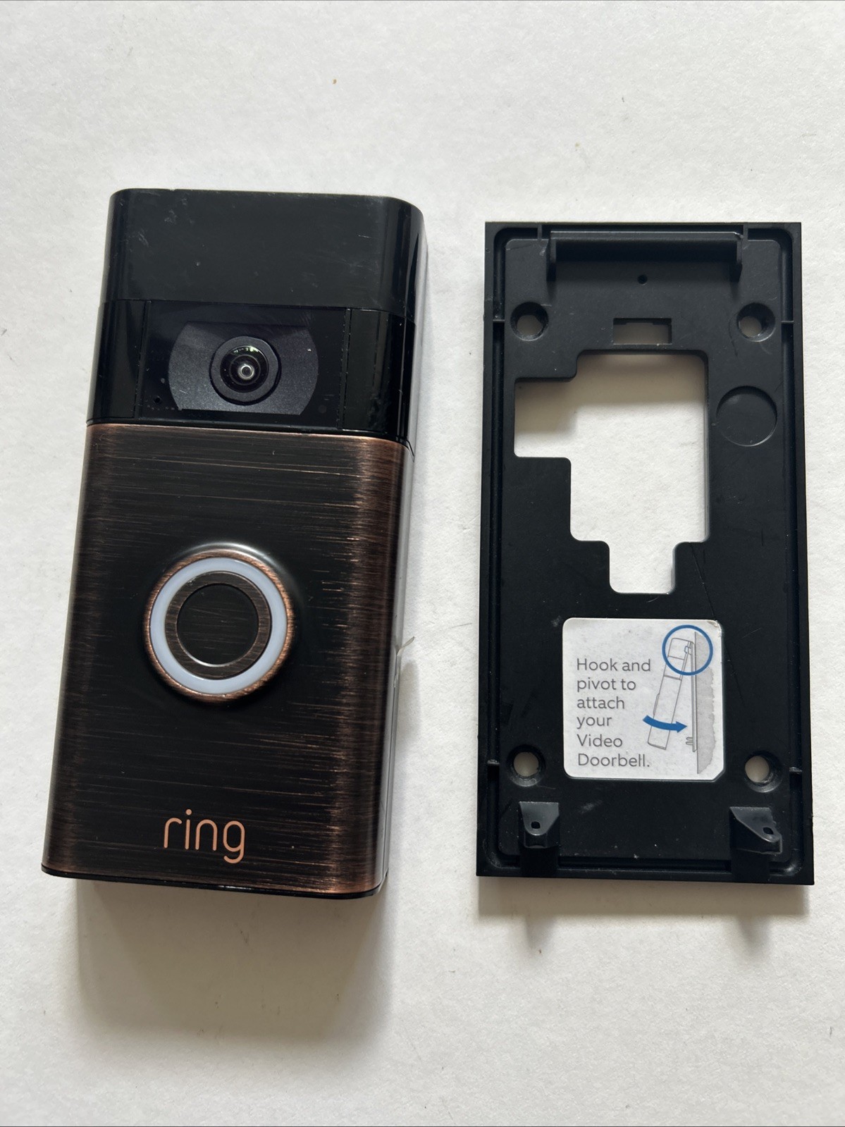 Ring 5UM5E5 (2nd Generation) Video Door Bell Bronze