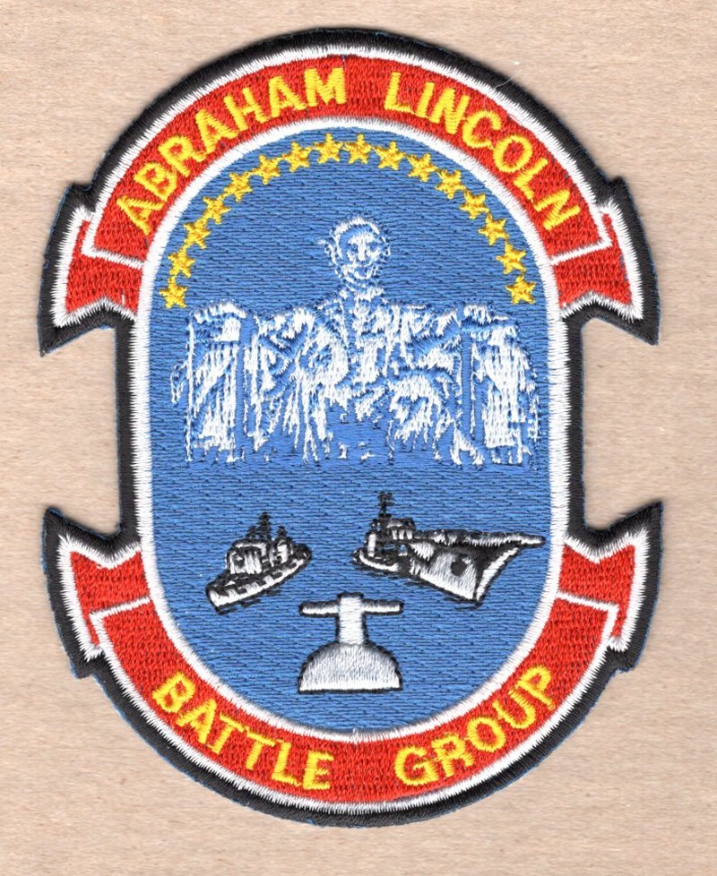 USN Navy Patch: Ship - Abraham Loncoln Battle Group - 3 1/2"