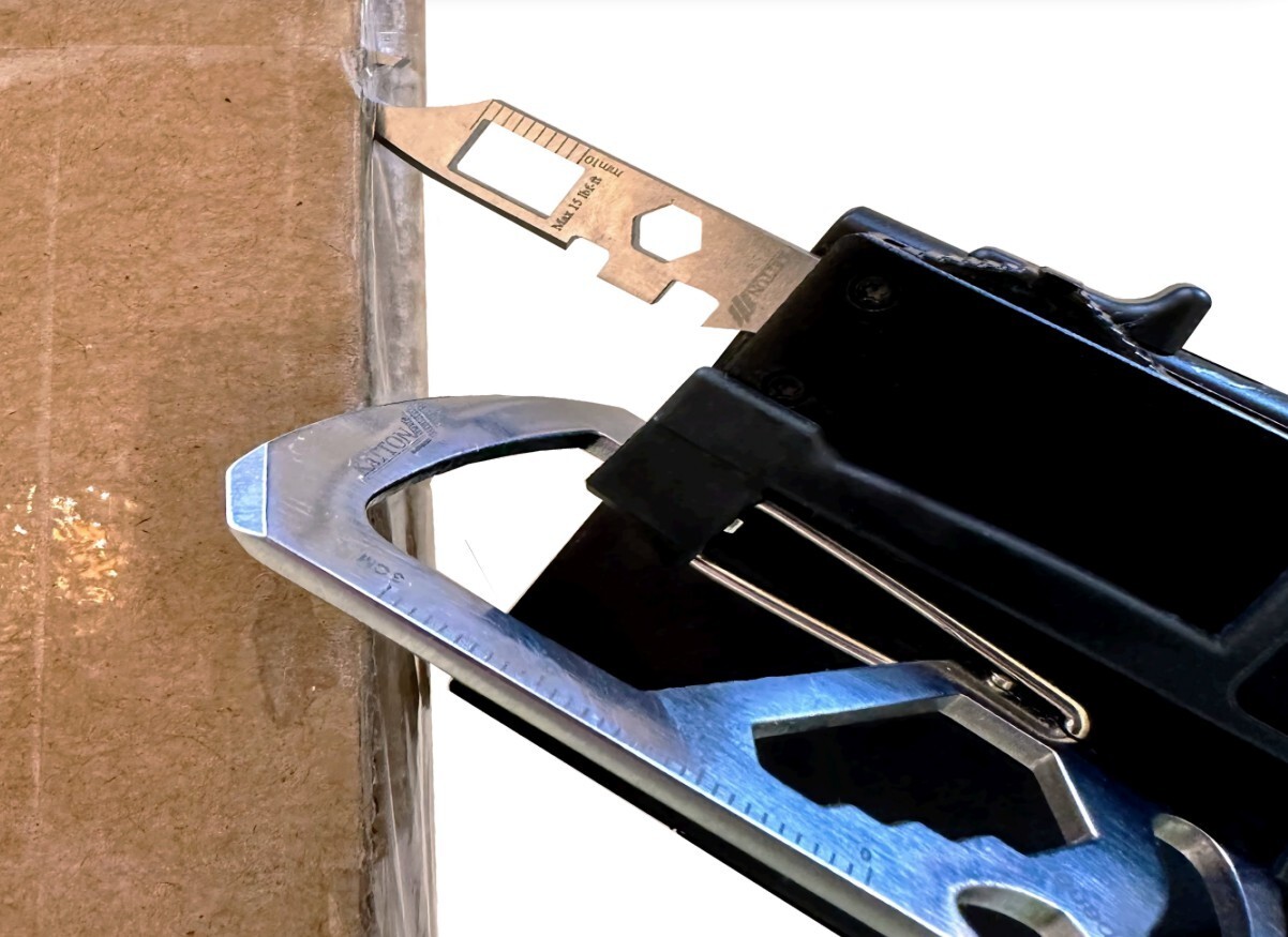 KaTTON Phone Case for iPhone 14 Includes Removable Multitool & Multi Carabiner