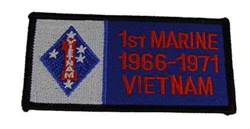 USMC FIRST 1ST MARINE DIVISION MARDIV VIETNAM 1966-71 PATCH VETERAN
