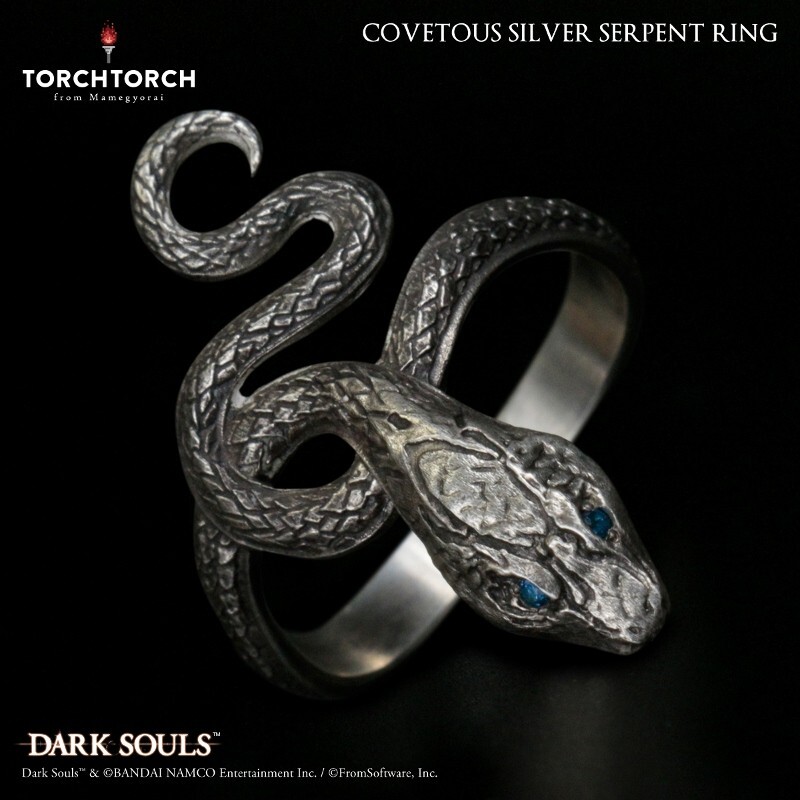 DARK SOULS x TORCH TORCH RINGS COLLECTION Covetous Silver Serpent Ring NEW Japan