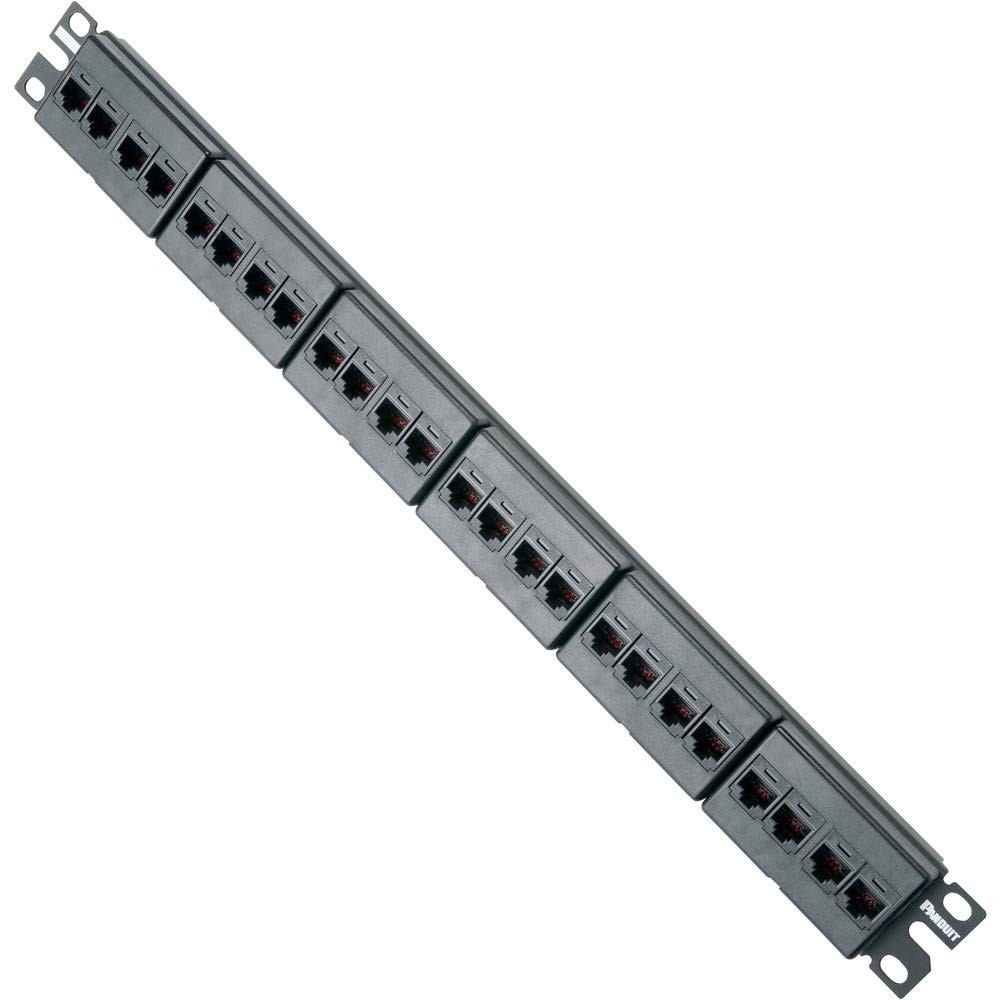 Cat6 JJ Adapter Patch Panel Kit CP24688BL