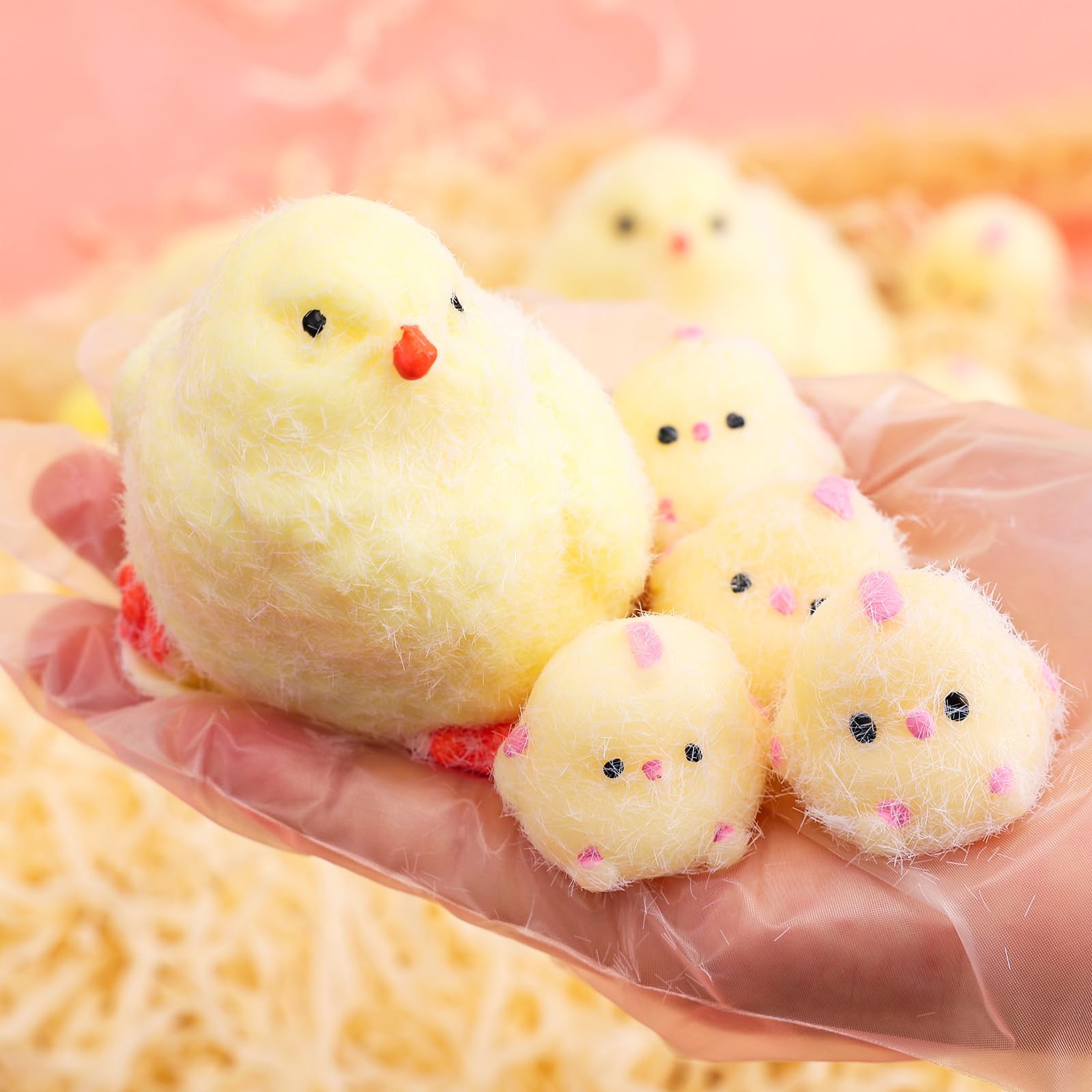 6Pcs Big Taba Squishy -3.15in, Handmade Ultra Soft Chick Taba Squishy Kit, Cu...