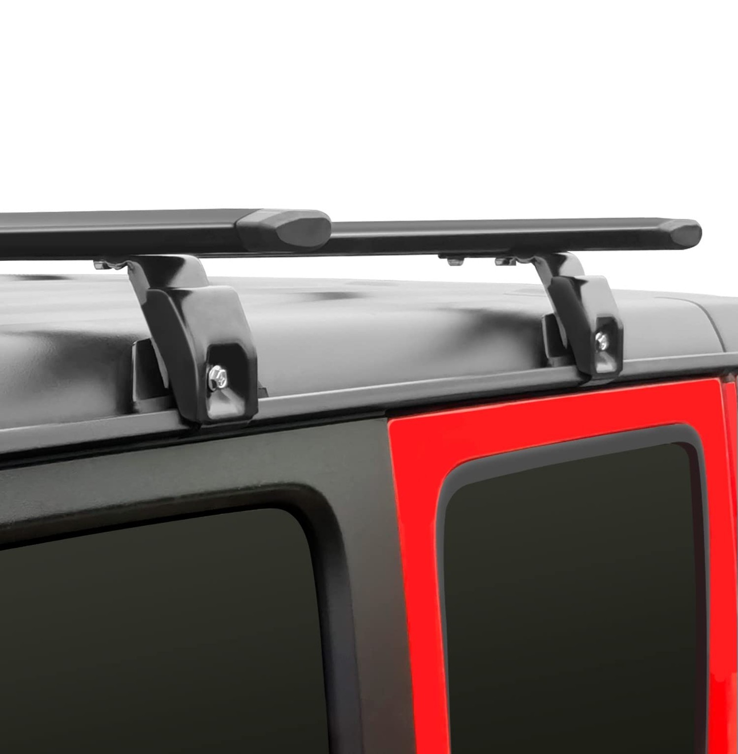 Heavy Duty 330lb Roof Rack Cross Bars Compatible with Jeep Wrangler JK JL Gla...