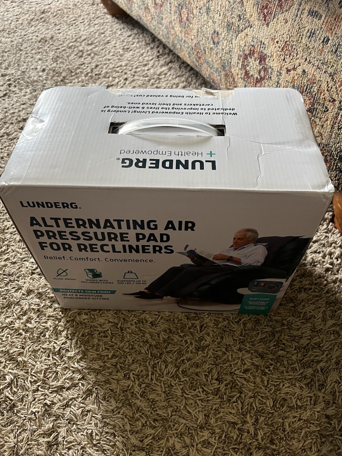 LUNDERG Alternating Air Pressure Pad For Recliners