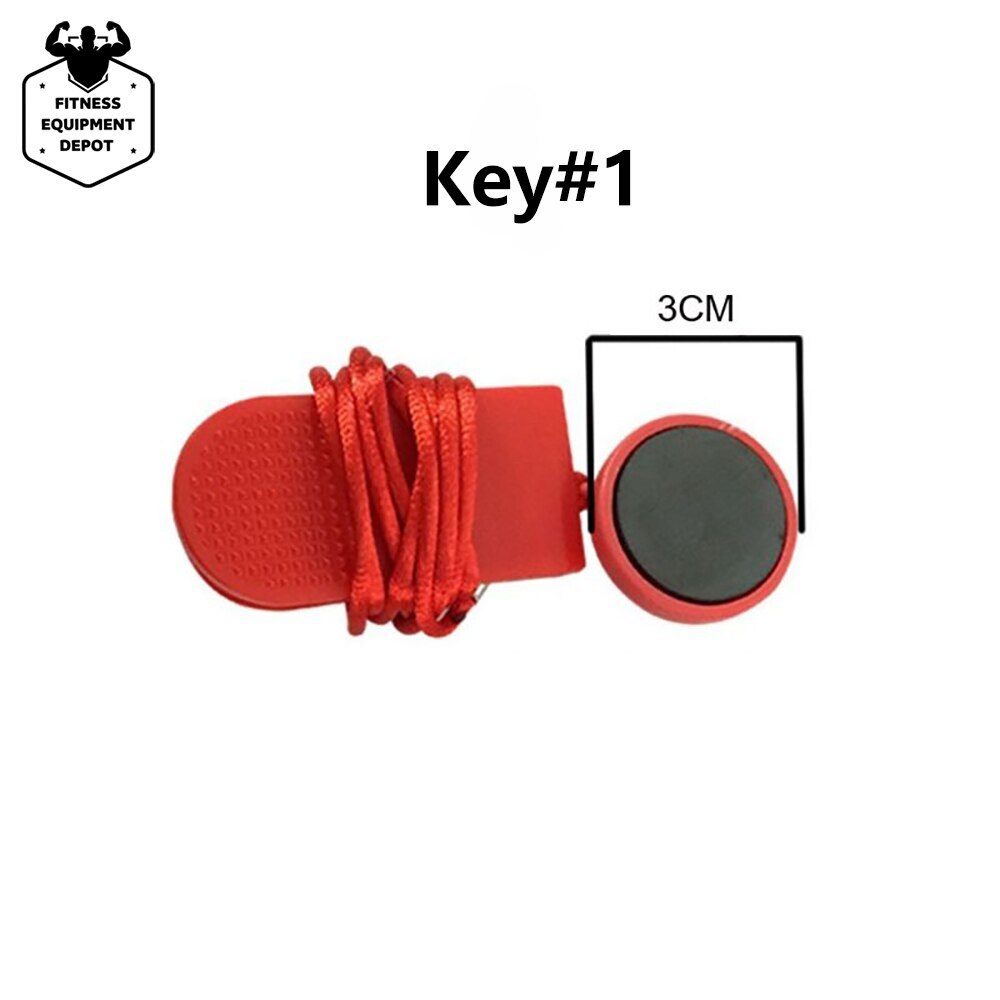 Universal Magnet Treadmill Safety Key Running Machine Security Round Switch Lock