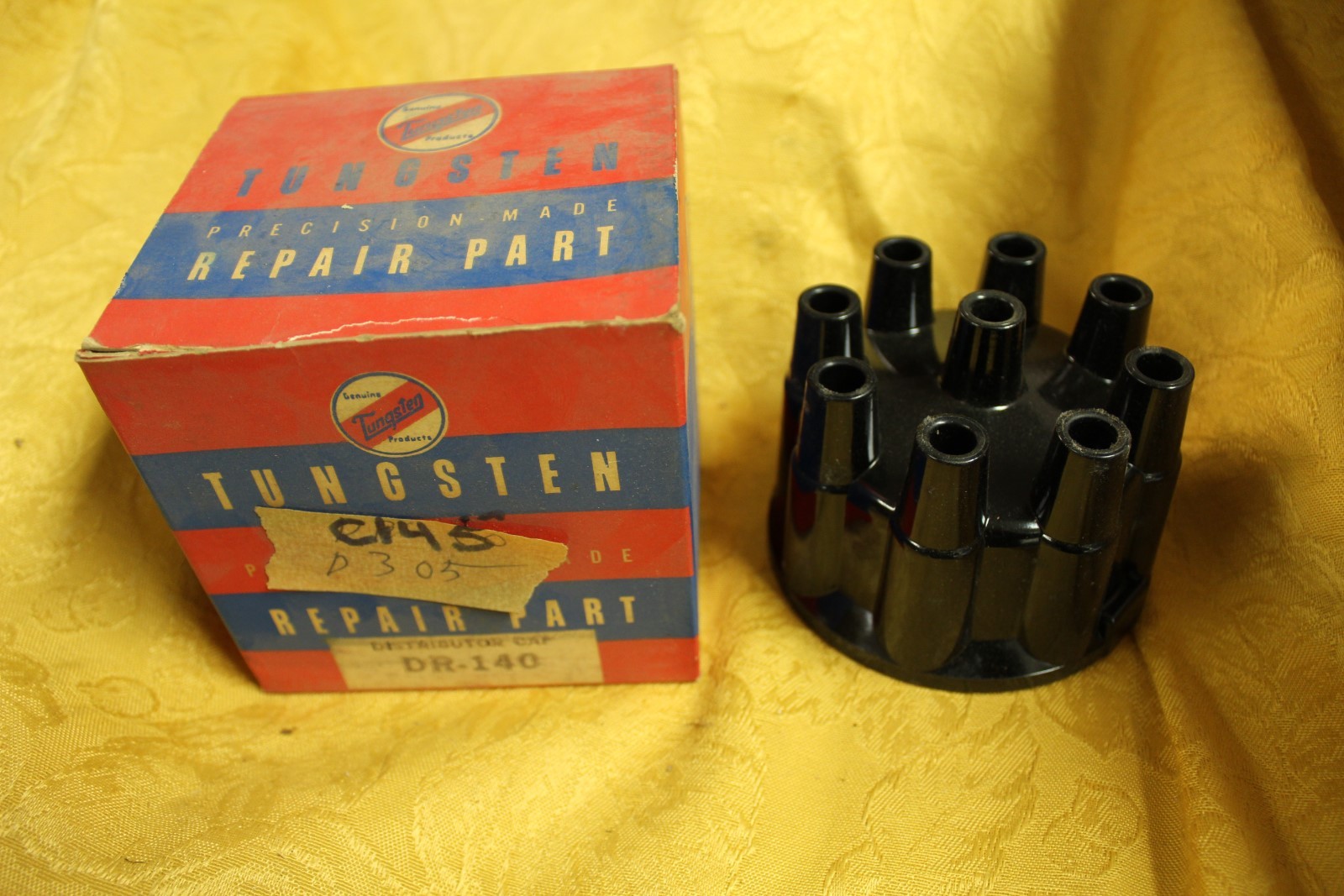 VINTAGE NOS TUNGSTEN DISTRIBUTOR CAP DR-140 C145 BUICK CADILLAC OLDS PONT CHEVY
