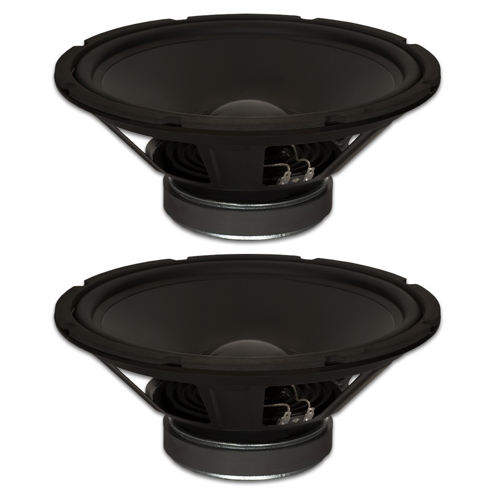 2 Goldwood Sound GW-1248 Rubber Surround 12" Woofers 290W each 8ohm Speakers