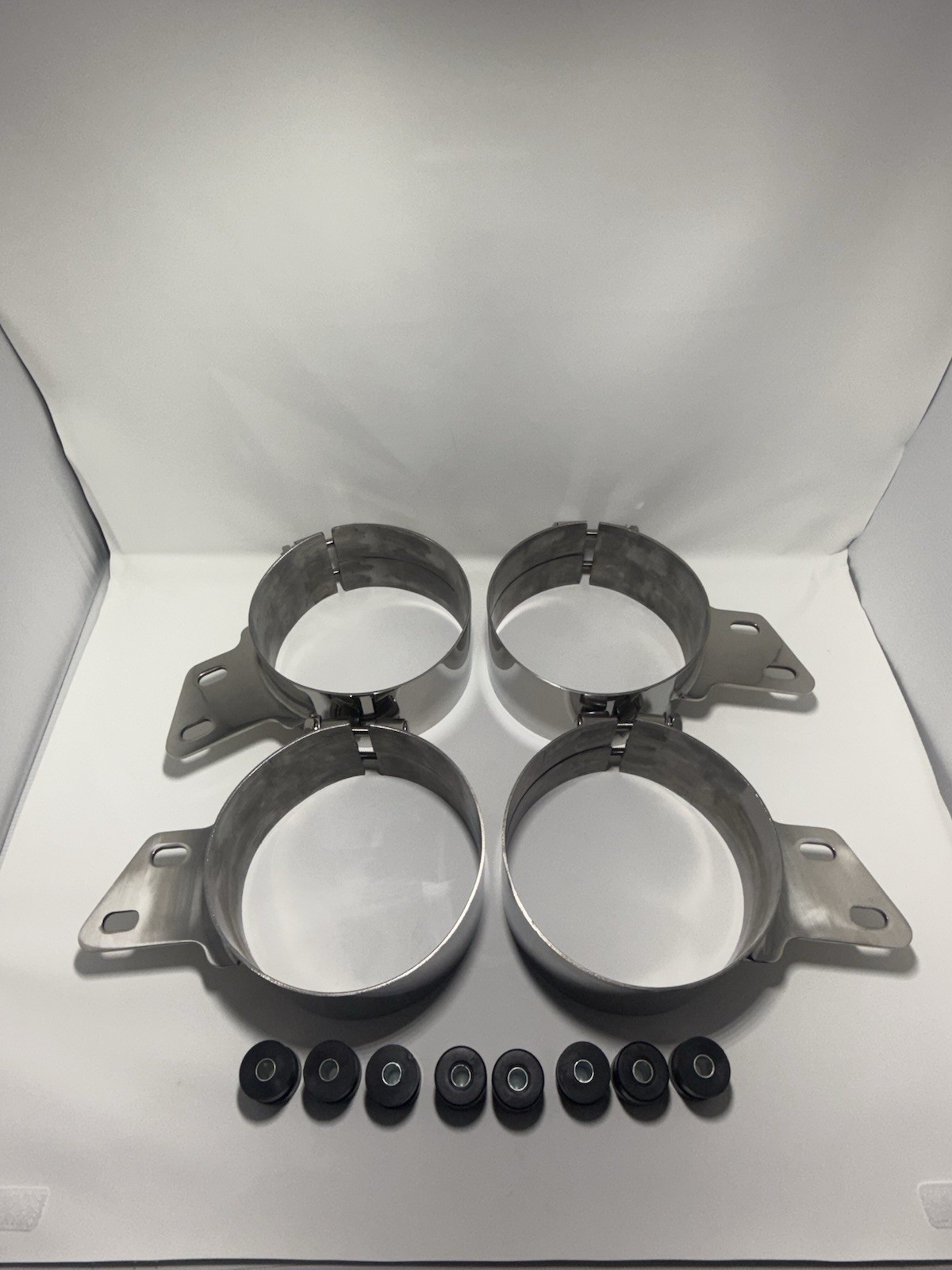 4 Exhaust Mount Bracket Stainless Steel,7 inch,8 inch () 7 inch KIT