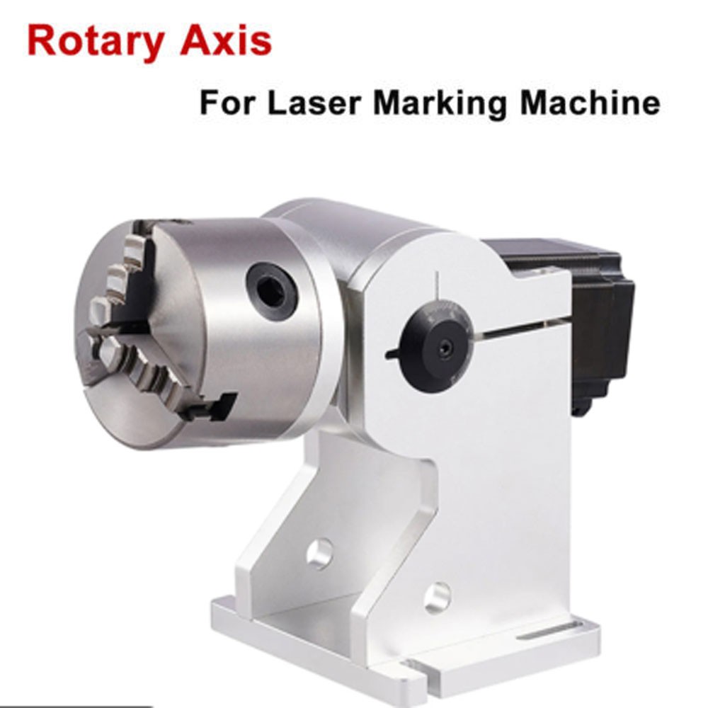 D80 Rotary Axis Laser Marking Engraver Machine Rotation Fixture
