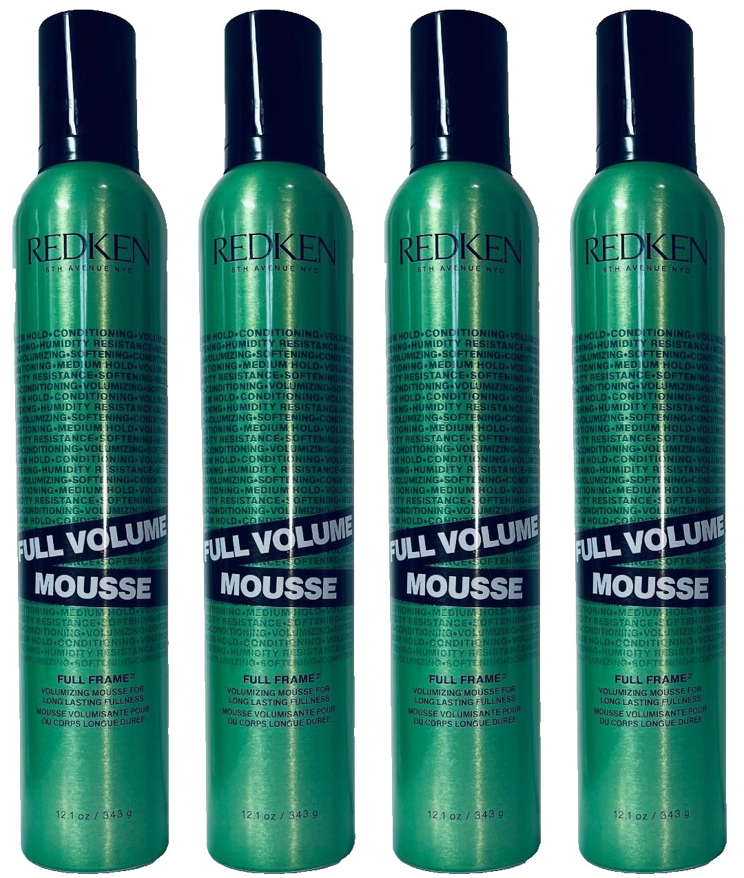 4 Redken FULL VOLUME MOUSSE 12.1 oz ea (795)
