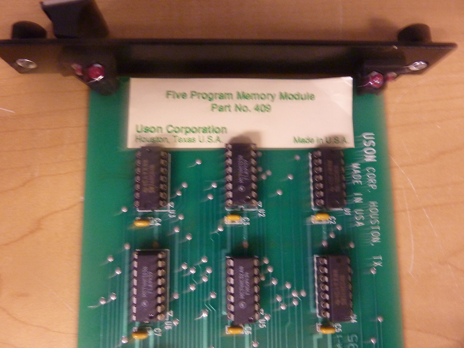 USON Series 4000 LTX Tester AL409X02 Five Program Memory Module 409 (14071)