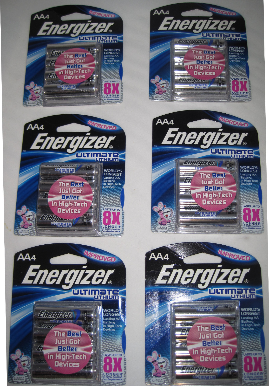 Energizer Ultimate L91BP-4 Lithium AA Battery - 24 Batteries