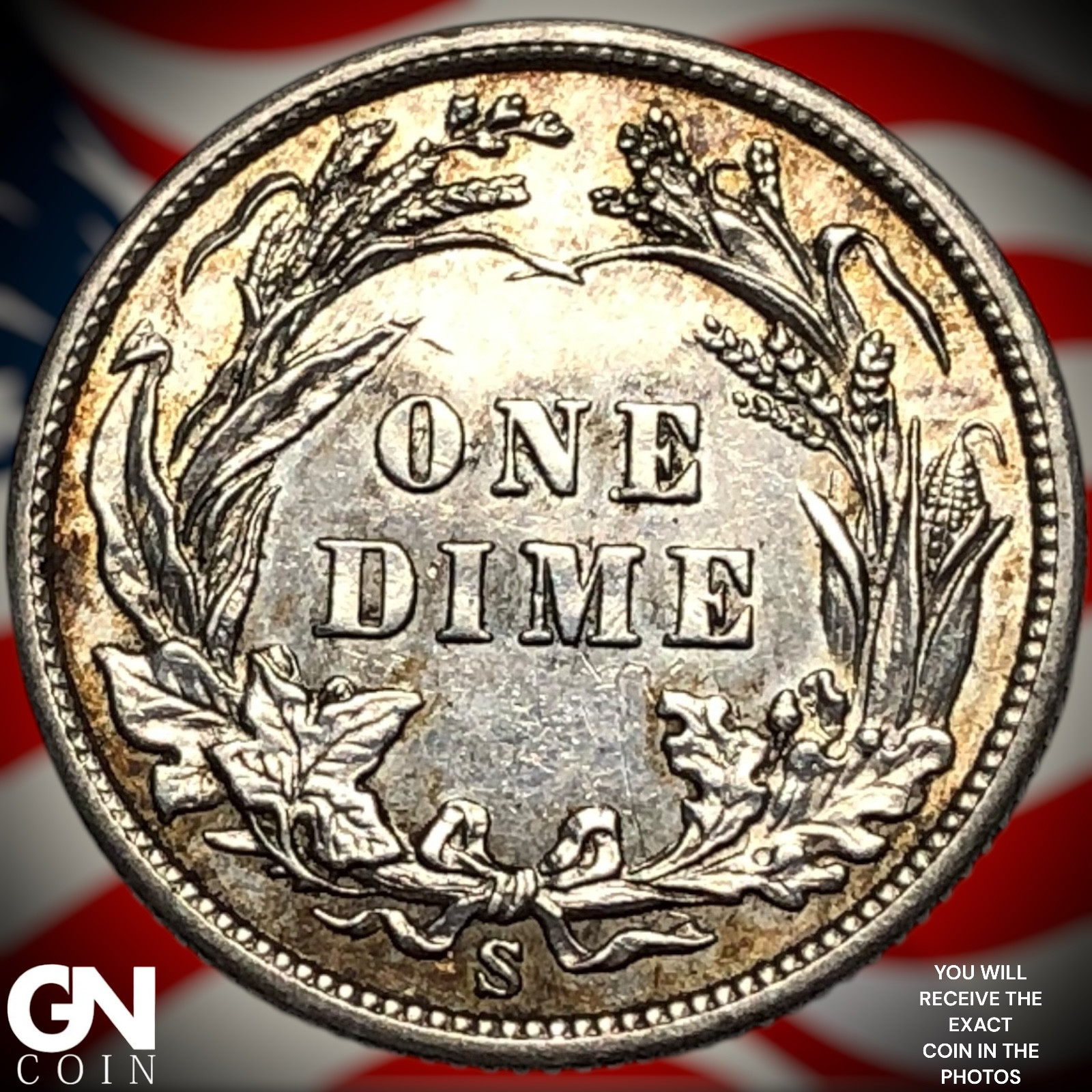 1900 S Barber Dime Z2851