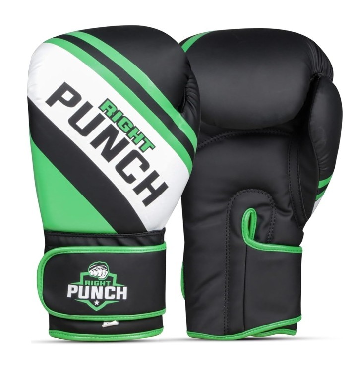 Boxing Gloves Men & Women Faux Leather Muay Thai Kickboxing MMA & Sparring 14oz