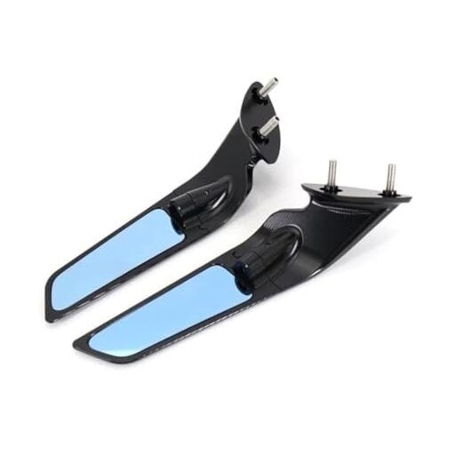 Motorcycle Rearview Mirrors CNC Aluminum Wind Wing Adjustable Side Mirrors