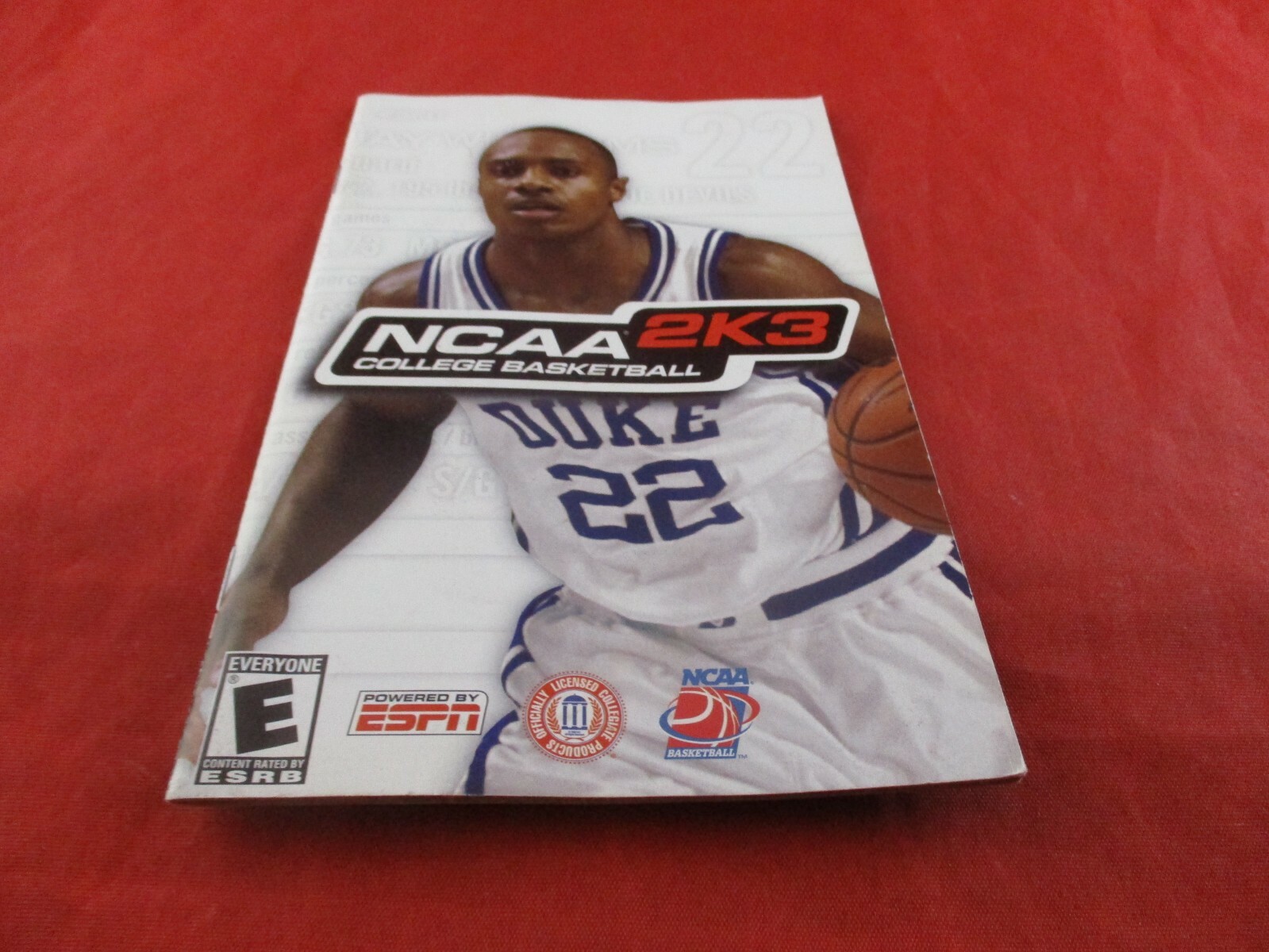 NCAA 2K3 College Basketball Playstation 2 PS2 Instruction Manual Booklet ONLY