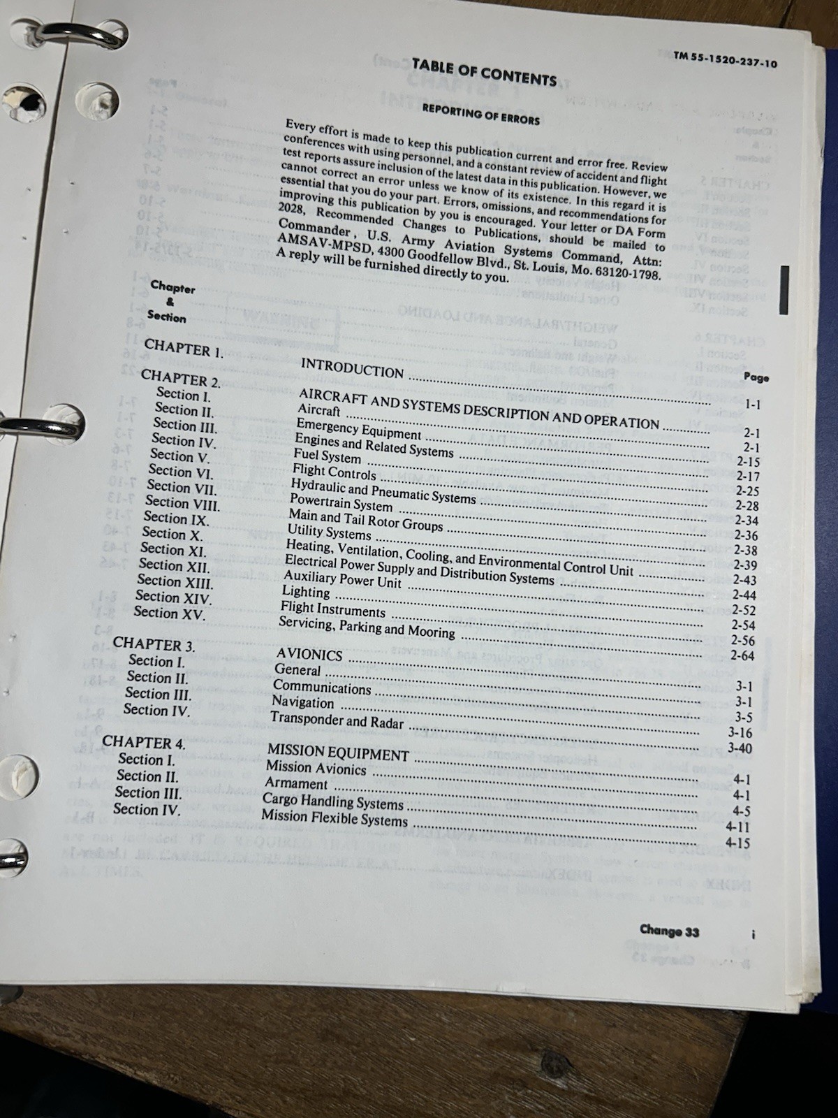 1979 Technical & Operator's Manual for UH-60A Helicopter