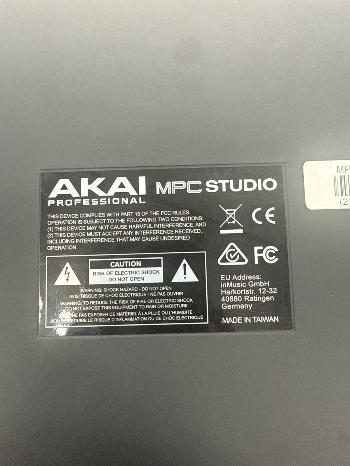 Akai Professional MPC Studio Black with case
