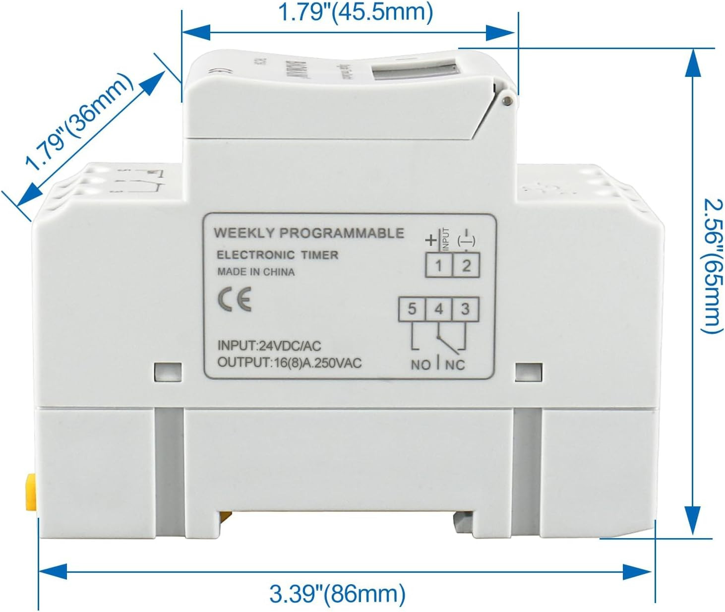 THC15A DC/AC 24V Digital LCD Power Programmable Timer Time Switch Relay 16A Amp