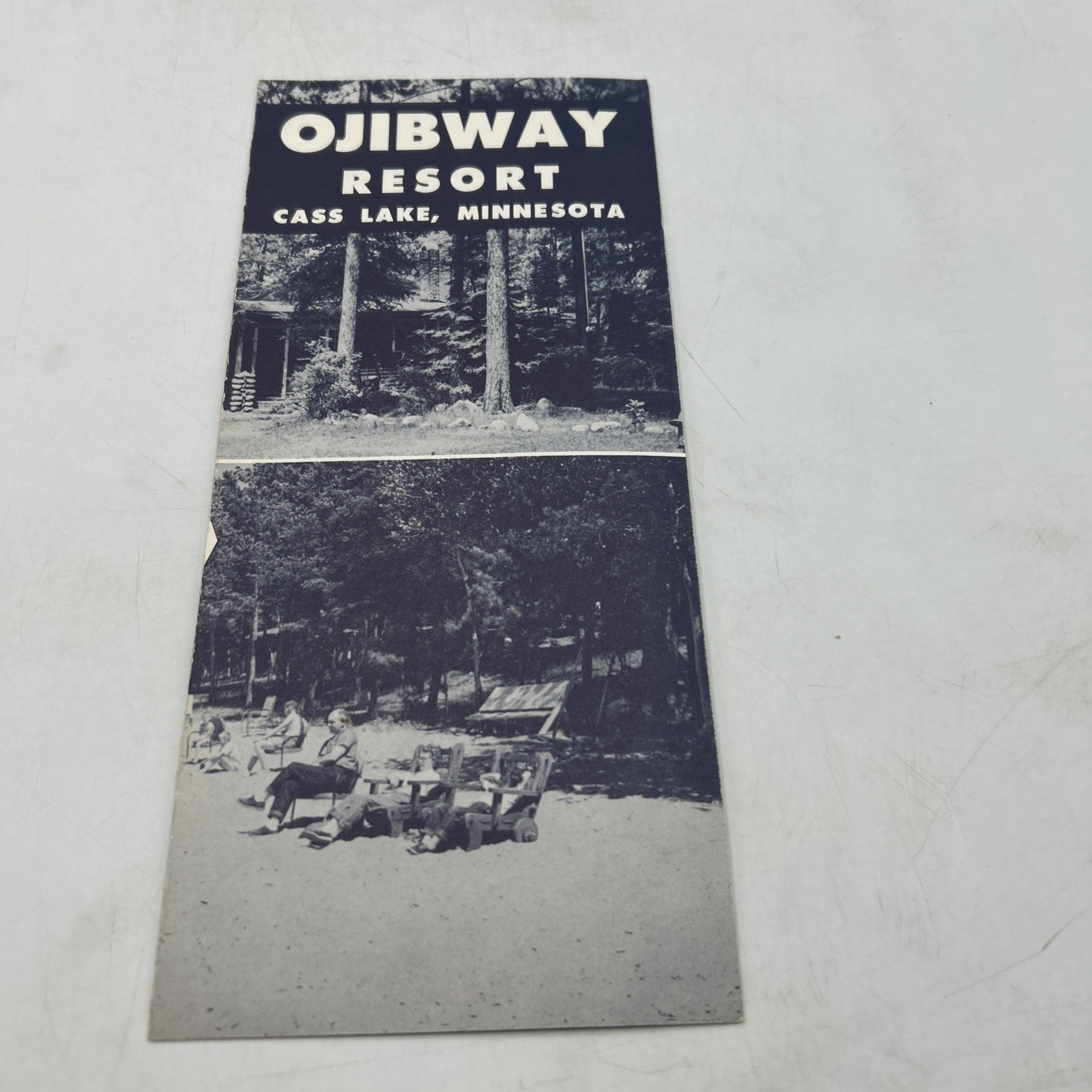 Vintage Brochure Ojibway Resort Case Lake, Minnesota