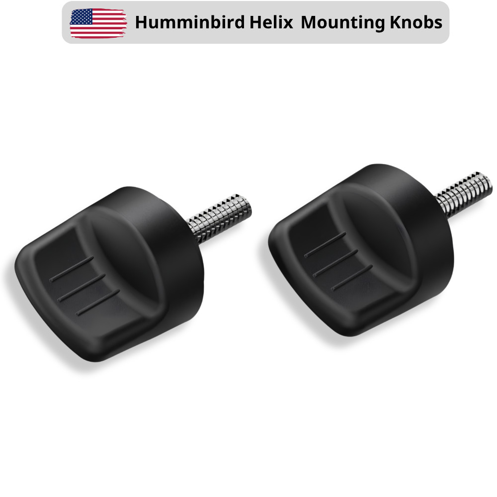 Humminbird Helix Mounting Knobs Replacement 740196 Fish Finder Black 5 7