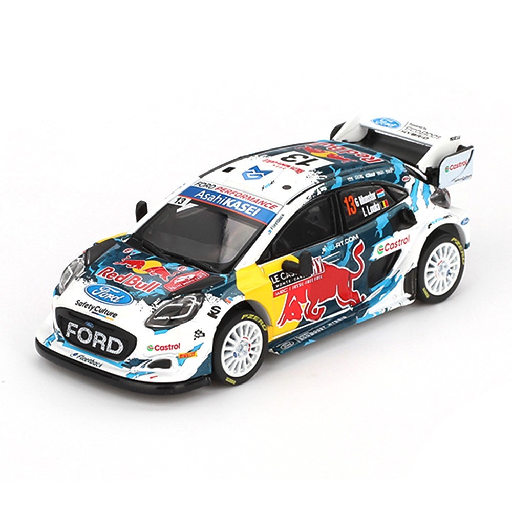 Mini GT 1:64 Ford Puma Rally1 #13 M-Sport Ford WRT 2024 Rally Monte Carlo #974