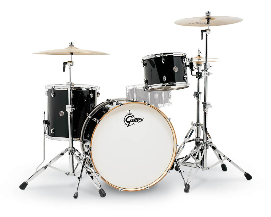 Gretsch Catalina Club Piano Black Drum Set - 14x24,9x13,16x16 - CT1-R443C-PB