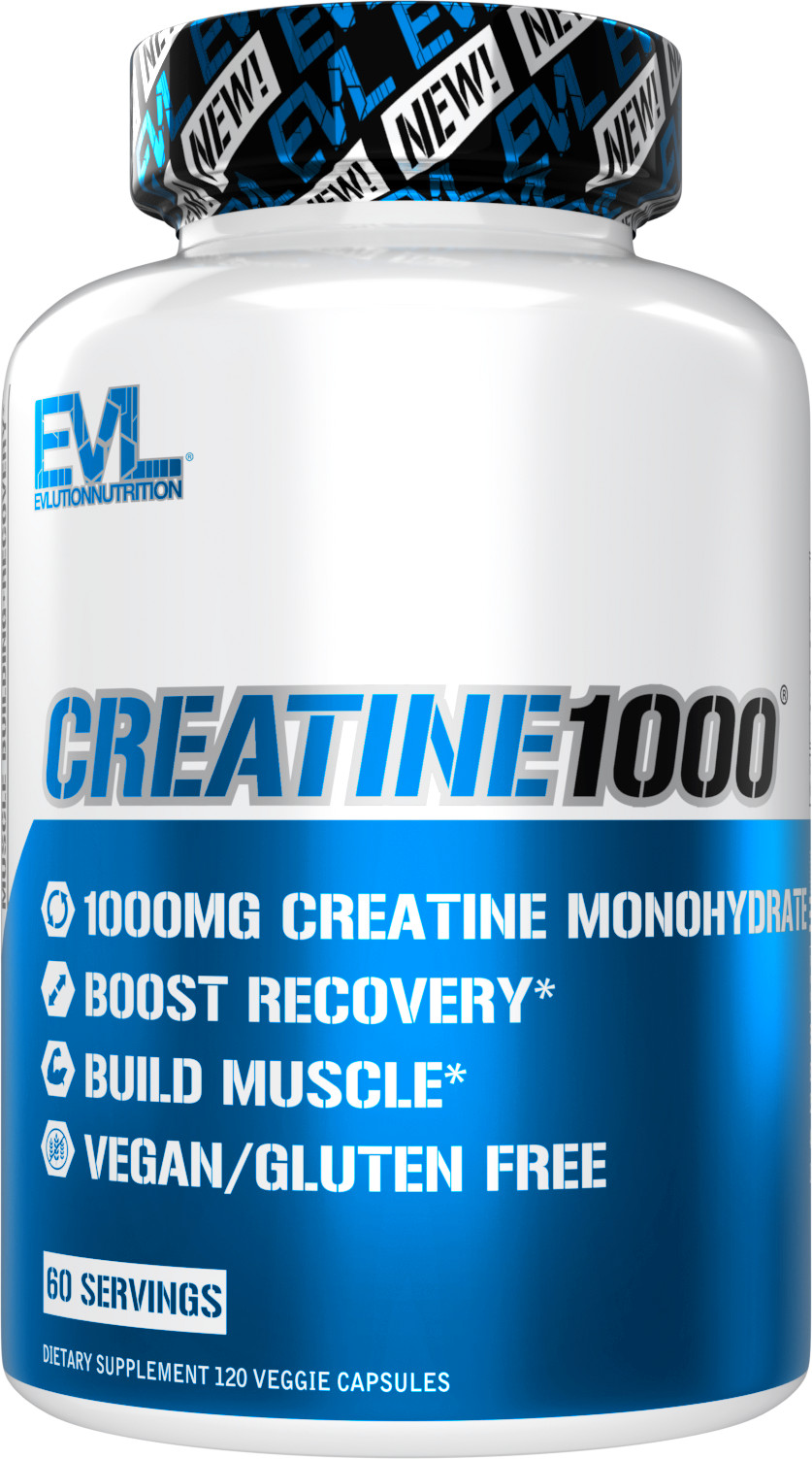 Evlution Nutrition Creatine1000 - 1g Creatine Monohydrate - 60 Servings