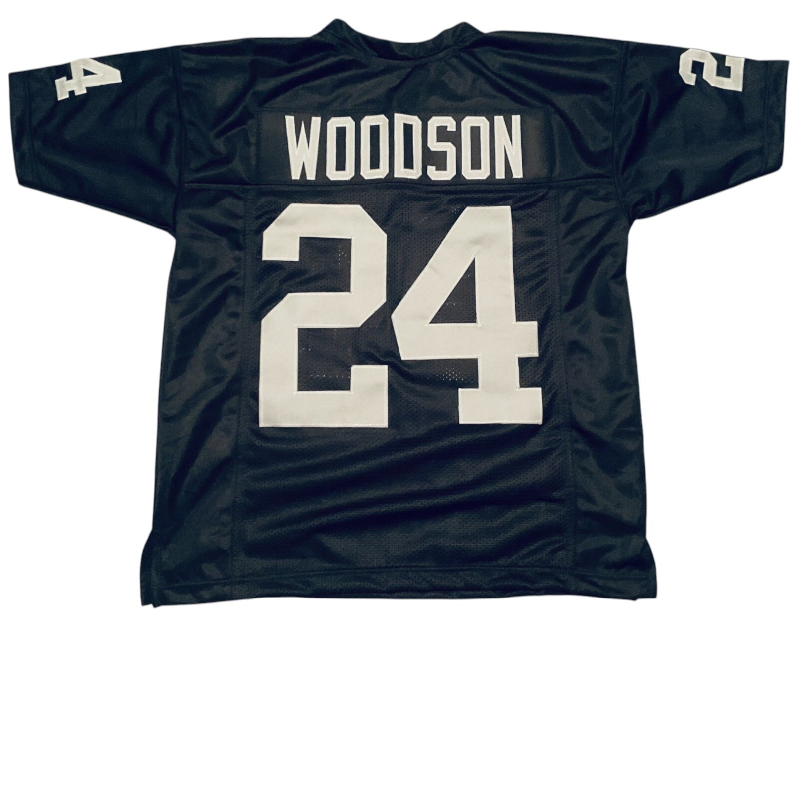 Charles Woodson Sewn Stitched Custom Black Jersey YOUTH Sizes