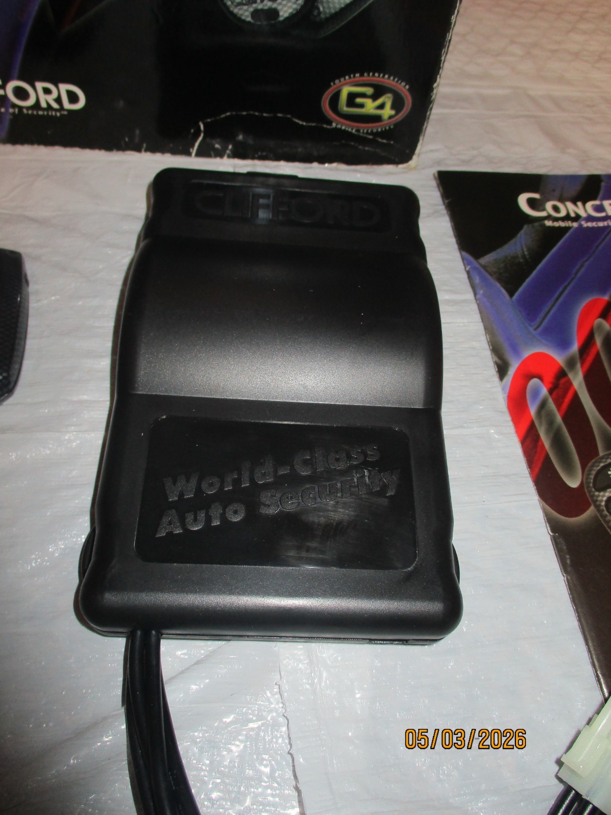 CLIFFORD CONCEPT 200 G4 SECURITY SYSTEM / INTELLIGUARD 7000 G4
