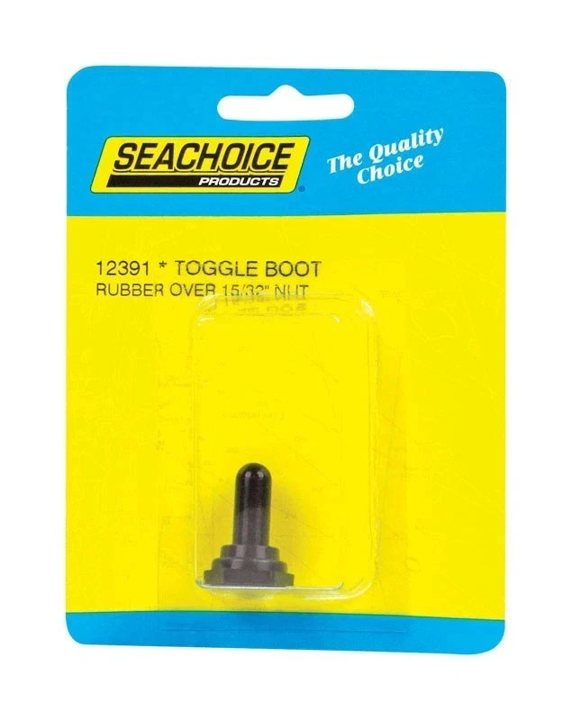 SeaChoice   50-12391   15/32"-32 Mounting Stem Toggle Boot Seal Brass Threads