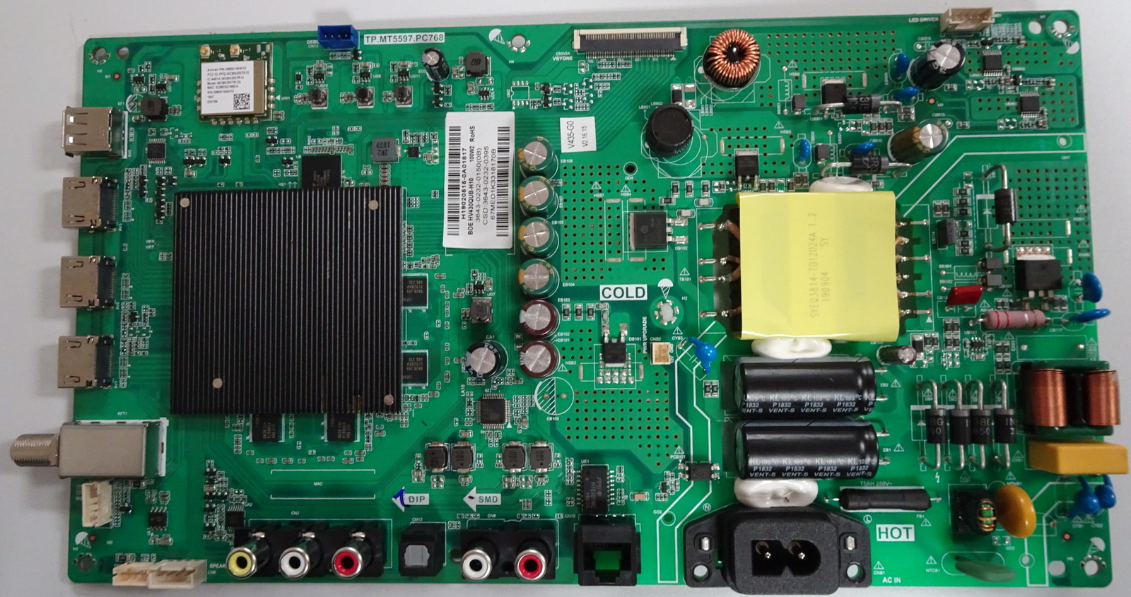 Vizio V435-G0 Main Board (3643-0232-0395) 3643-0232-0150
