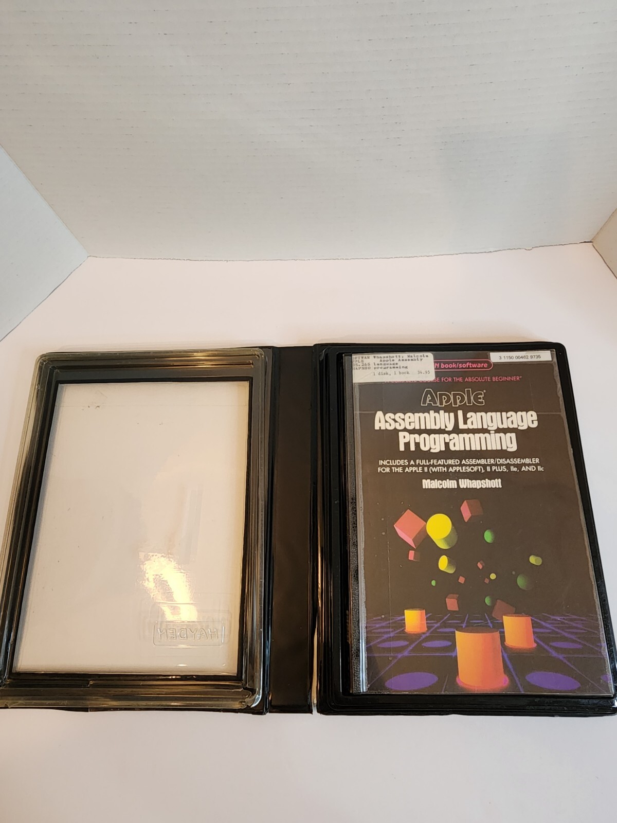 Apple Vintage 1984-Assembly Language Programming-Malcom Whapshott-W/Case & Disc