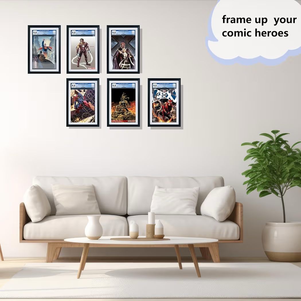 CGC Graded Comic Book Frame Standard Size | UV Display | Wall Mount Display