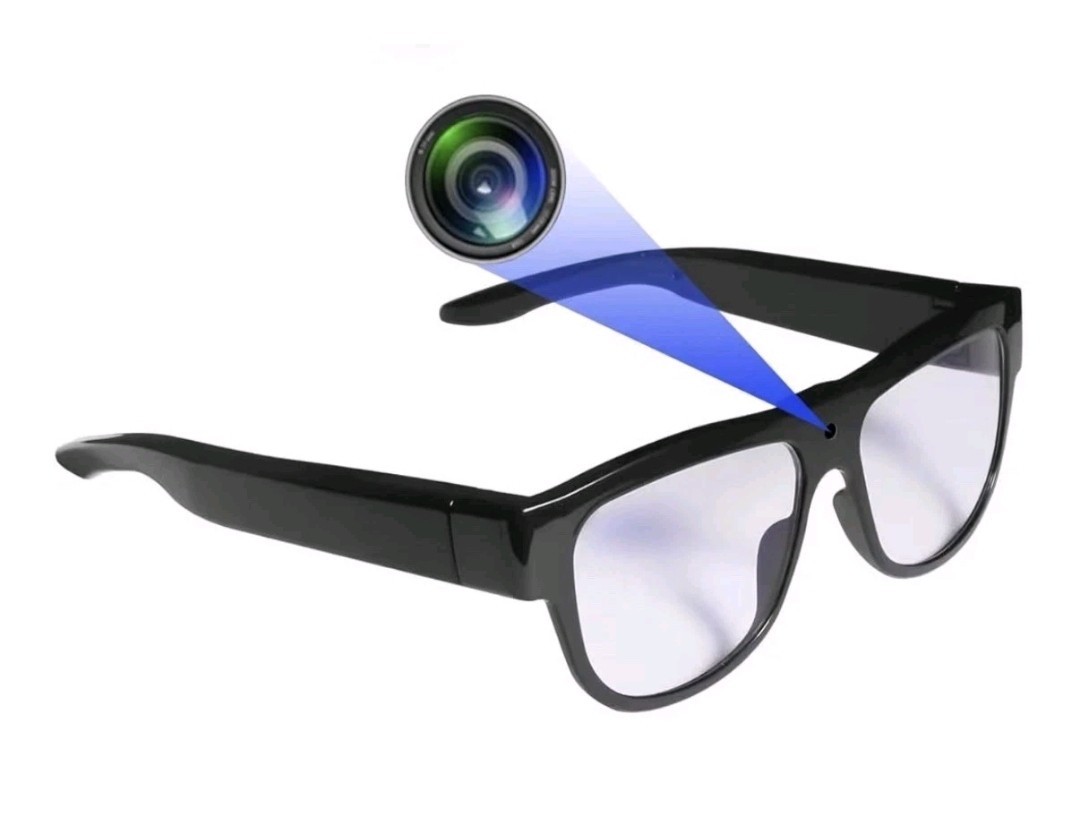 Camera Wearable Video Recording Glasses 1080P - Outdoor Sports Camera Glasses wi