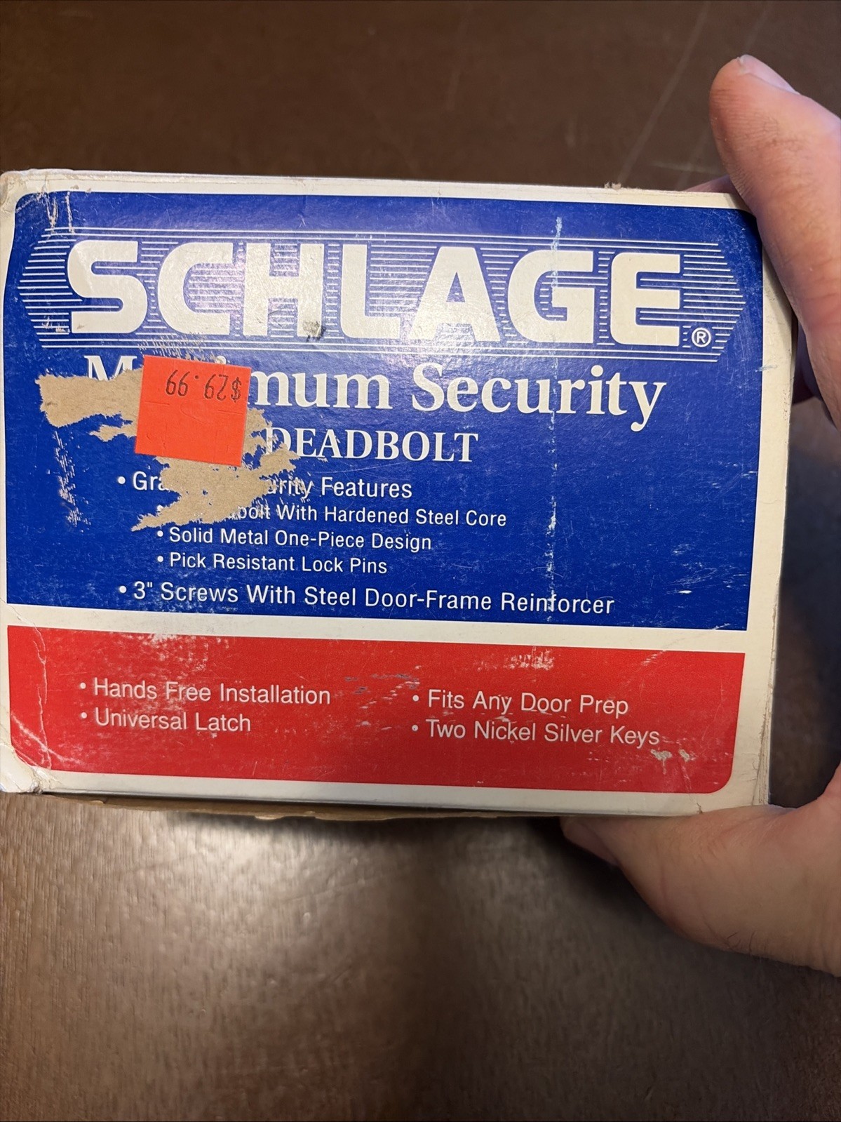 Schlage Maximum Security Deadbolt Lock Kit Universal
