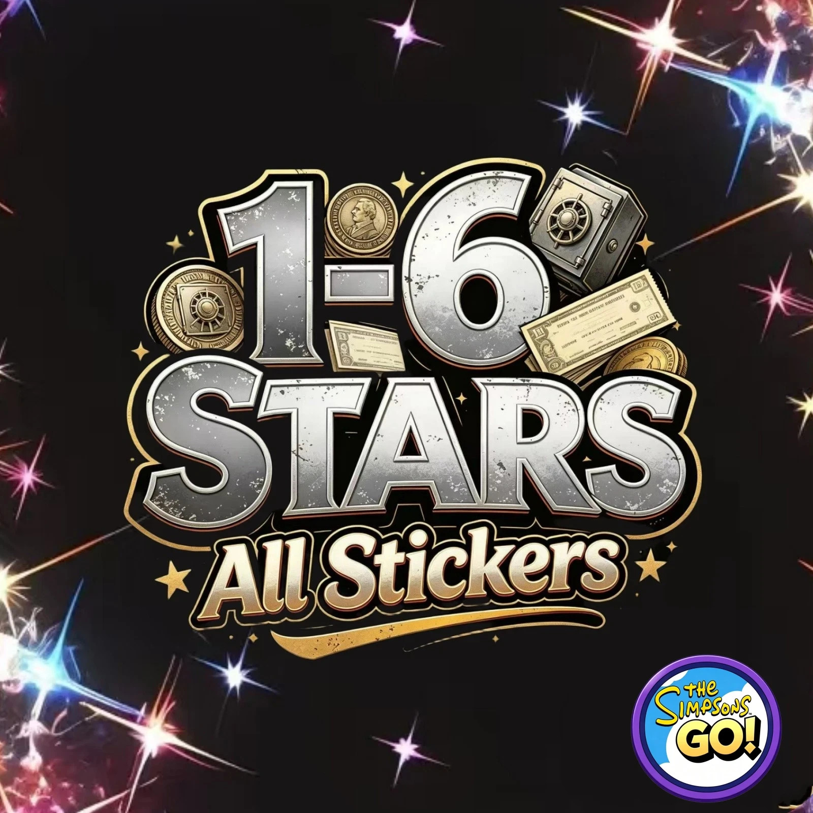 🚨 Monopoly Go 1-6⭐ Stickers Golden Blit | Ever After Album ⚡ Fast & Cheapest 🔥
