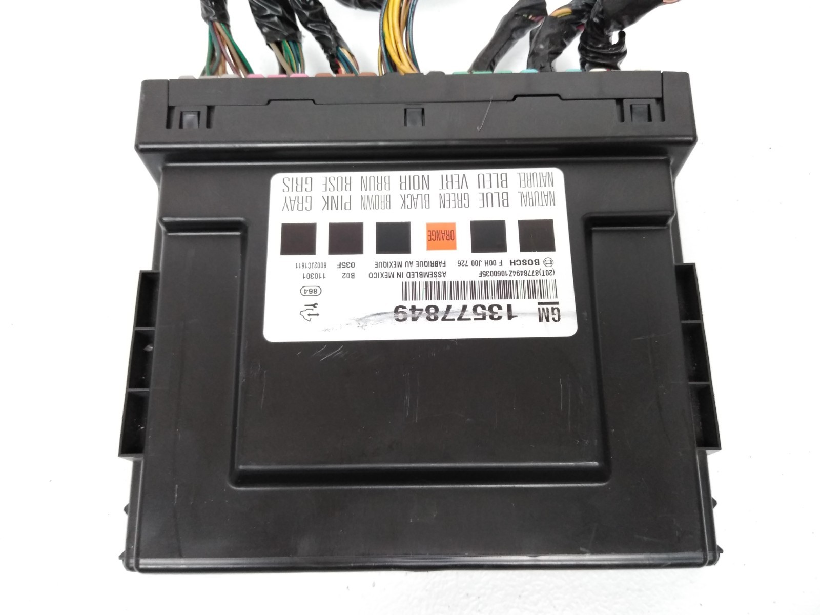 13577849 Chevy 2010-2013 Cruise Equinox Terrain Body Chassis Control Module W75