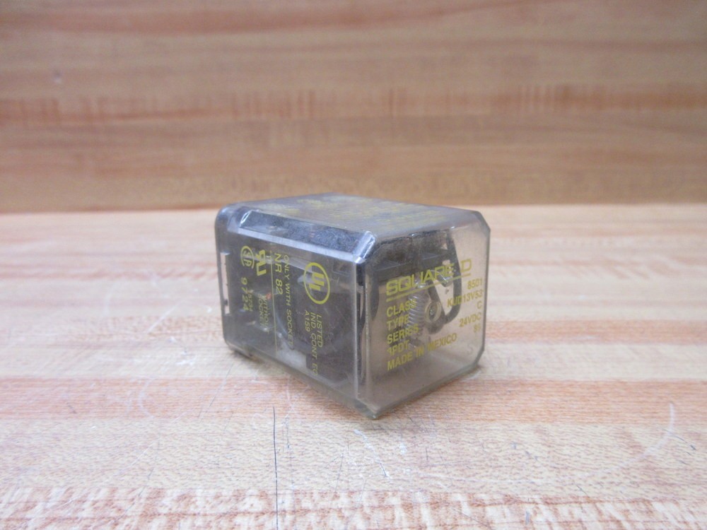 Square D 8501-KUD13V53-24V DC Relay 8501-KUD13V53-24VDC Series C