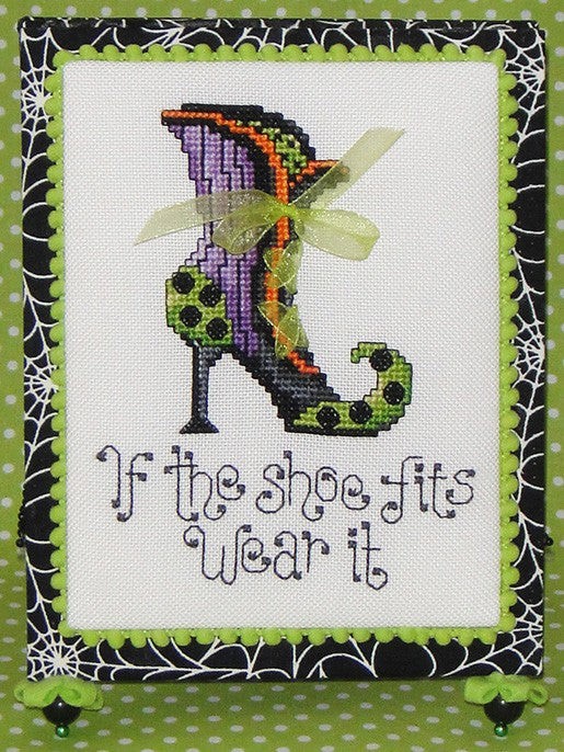 Witch's Shoe by Sue Hillis cross stitch pattern