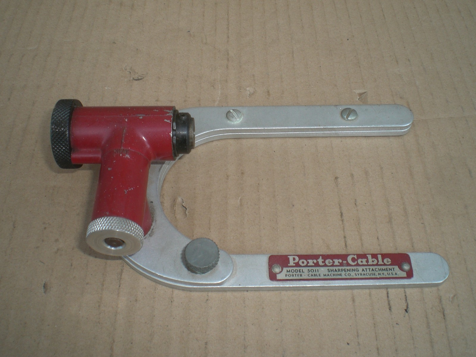 Vintage Porter Cable No. 5011 Sharpening Attachment