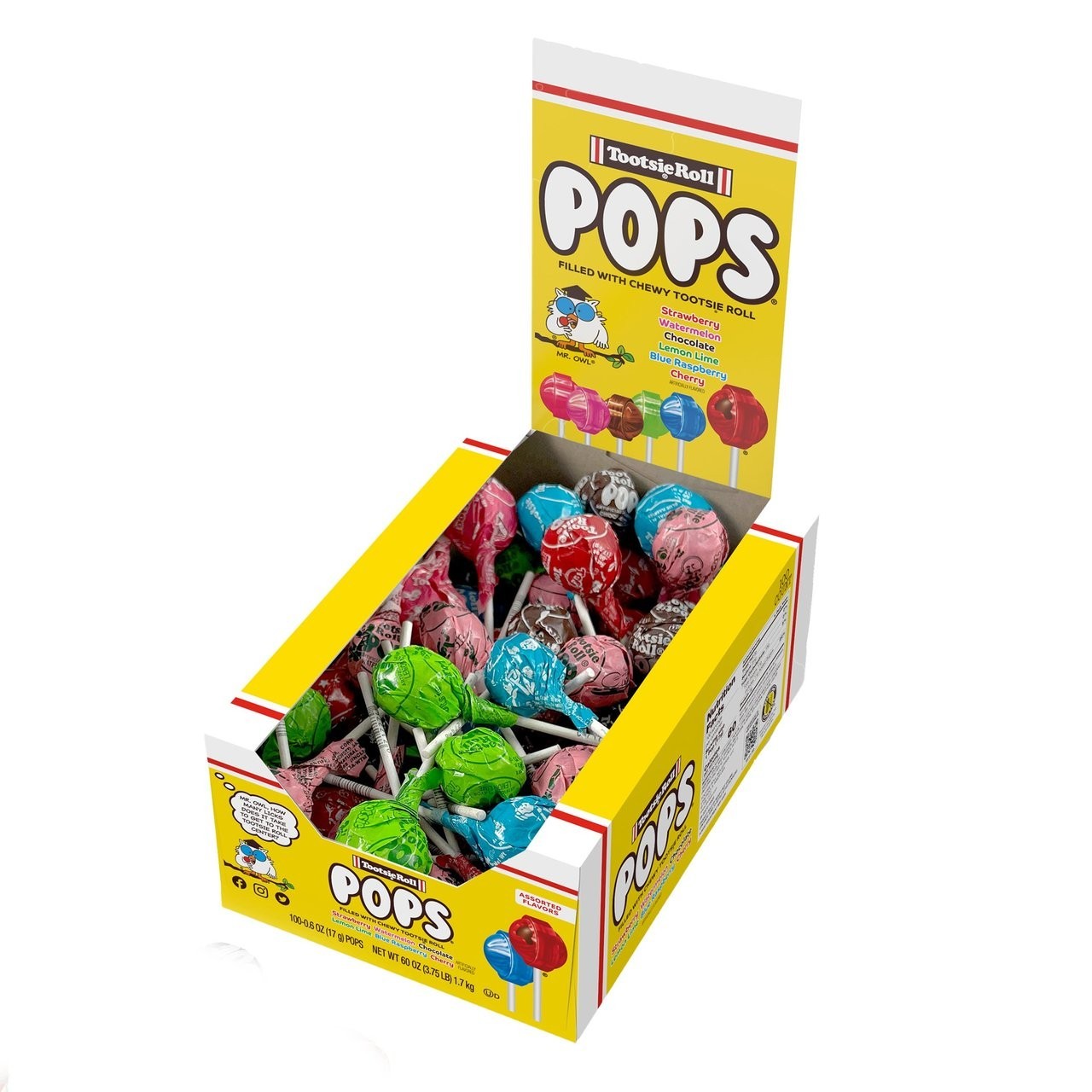Tootsie Pops, Kosher Variety Pack, 100 ct .