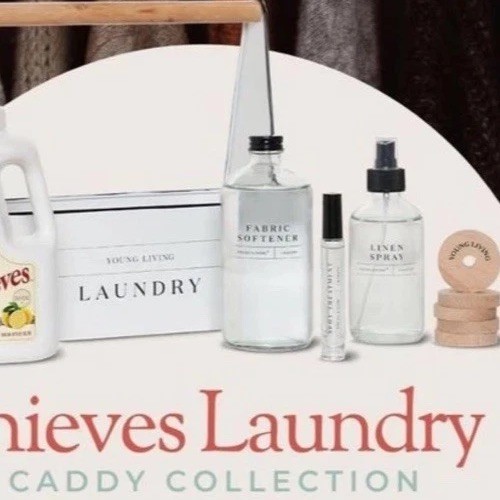 Young Living Thieves Laundry Caddy Collection Bundle New Without Laundry Soap