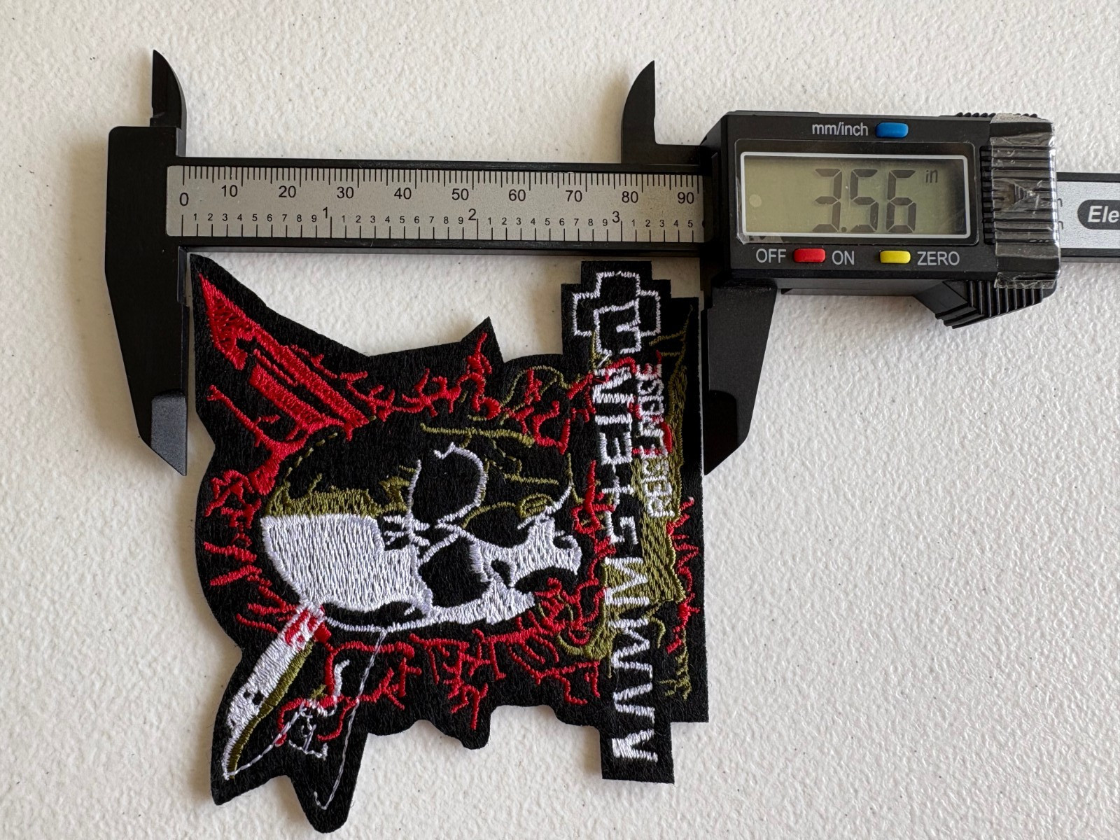 Rammstein (band) Logo Embroidered Patch Iron-On Sew-On US ship