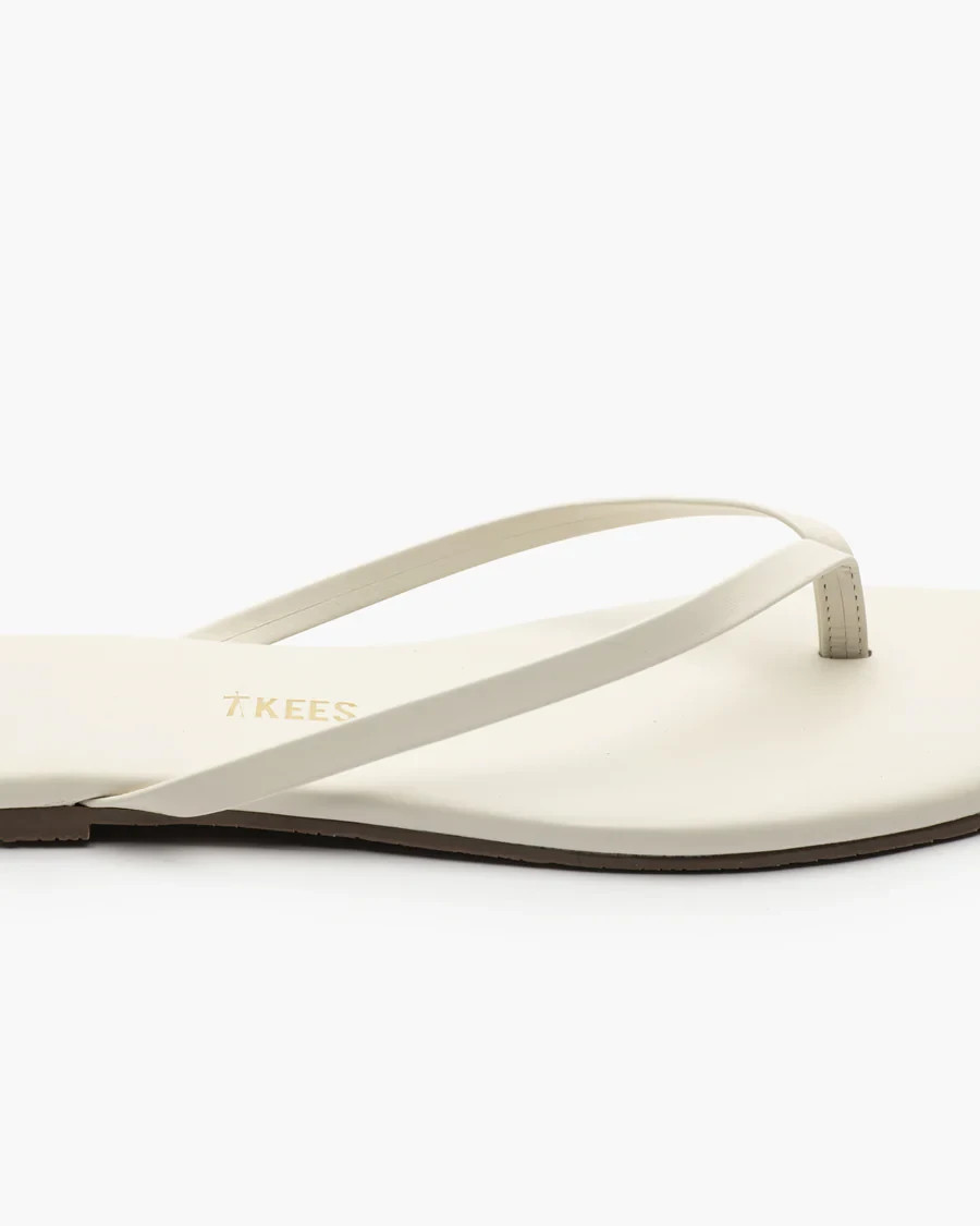 $75 TKEES Square Toe Lily | Cream | 8