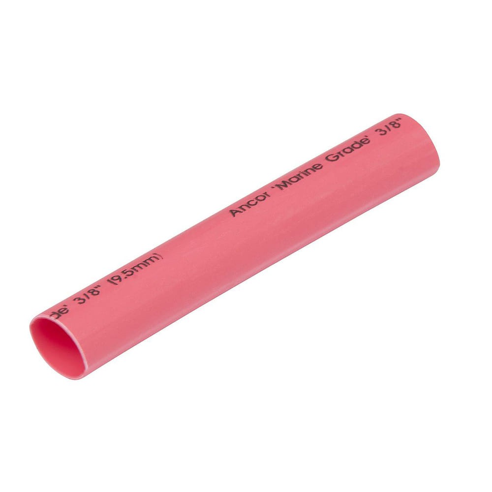 Red 3/8"x48" Adhesive Lined Heat Shrink Tubing w/3:1 Shrink Ratio