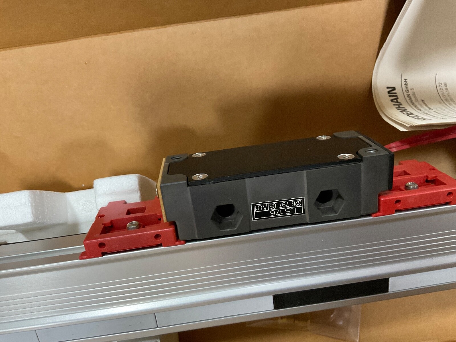 NEW 33695996 HEIDENHAIN LINEAR SCALE ENCODER LS176 ML 540 MM