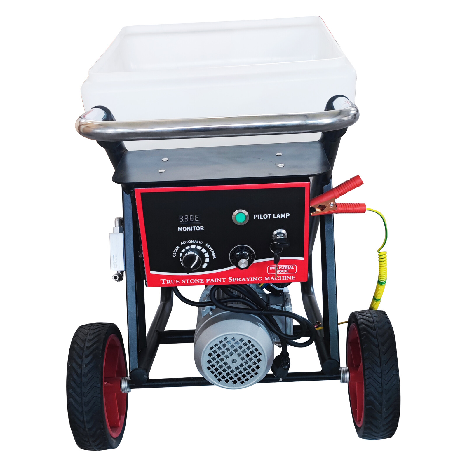 Putty Cement Grouting Sprayer Mortar Paint Spraying Machine 48L Open Hopper 110V